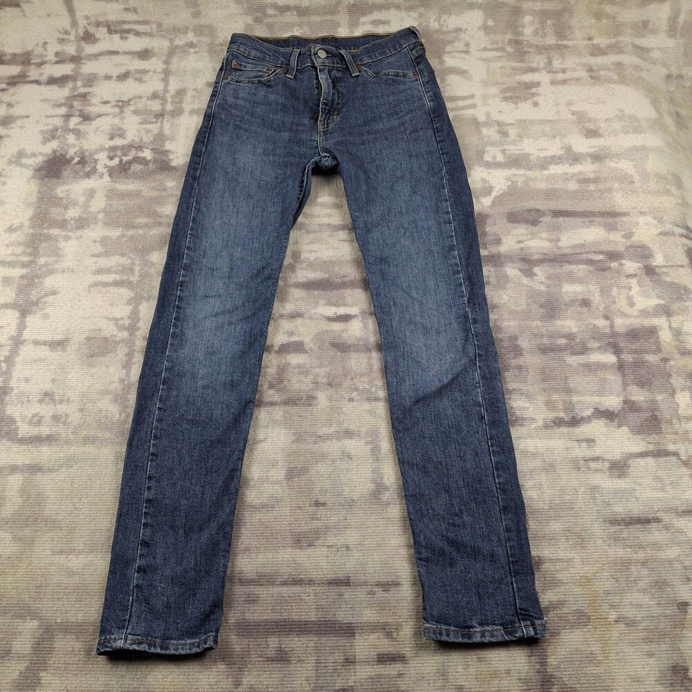 Levis 510 Skinny Fit Mens Jeans 28x32 Medium Wash Blue Denim Lot 510 W28 L32
